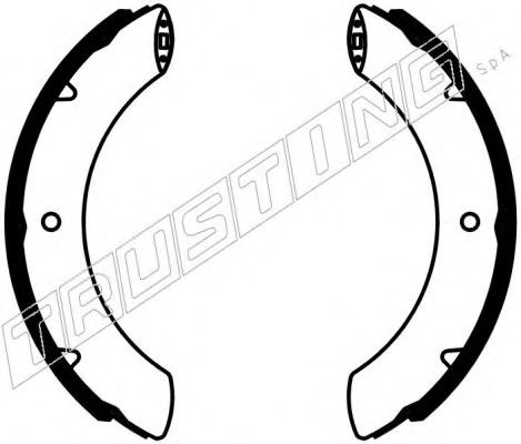 Комплект тормозных колодок TRUSTING 115.337