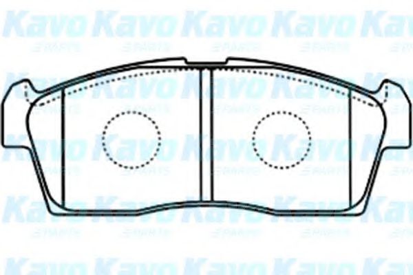 Комплект тормозных колодок, дисковый тормоз KAVO PARTS BP-8524