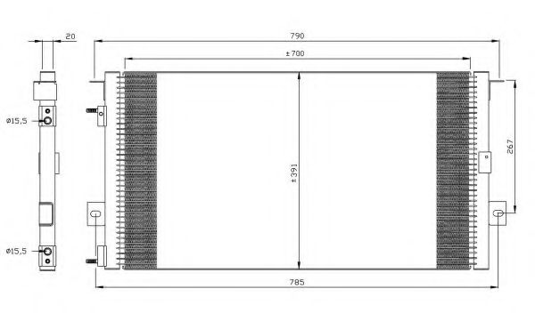 Конденсатор, кондиционер NRF 35156