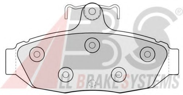 Комплект тормозных колодок, дисковый тормоз RAYBESTOS 347