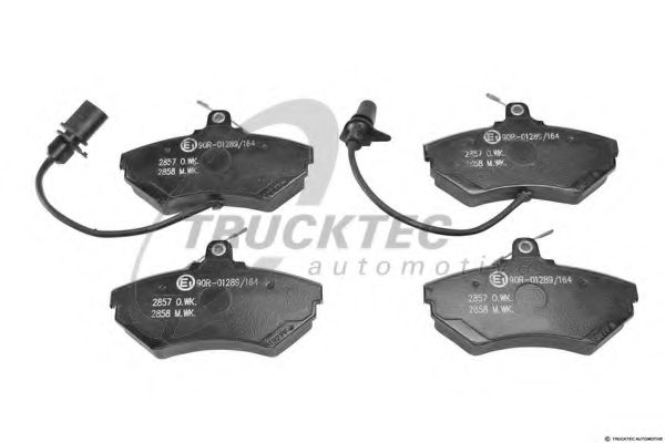 Комплект тормозных колодок, дисковый тормоз TRUCKTEC AUTOMOTIVE 07.35.229