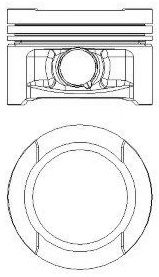 Поршень NÜRAL 87-105900-00