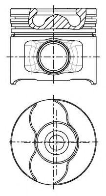 Поршень NÜRAL 87-124000-30