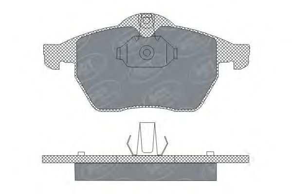 Комплект тормозных колодок, дисковый тормоз SCT Germany SP 303 PR