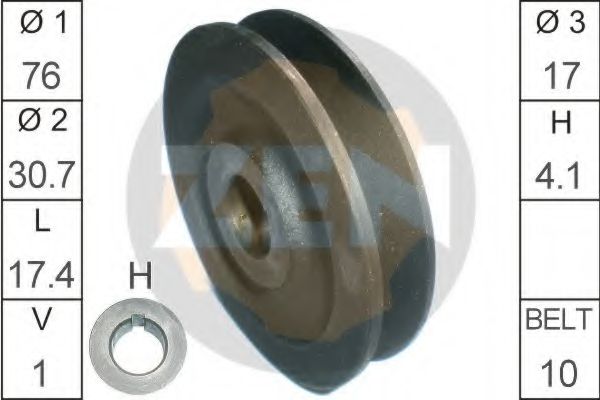 Ременный шкив, генератор ERA 5310