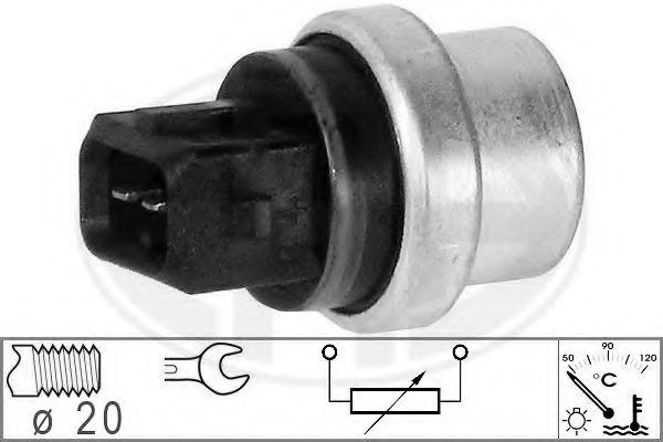 Датчик, температура охлаждающей жидкости ERA 330786