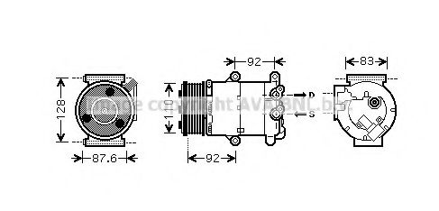 Компрессор, кондиционер AVA QUALITY COOLING FDK430