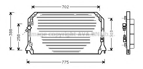 Конденсатор, кондиционер AVA QUALITY COOLING TO5253