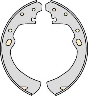Комплект тормозных колодок MGA M743