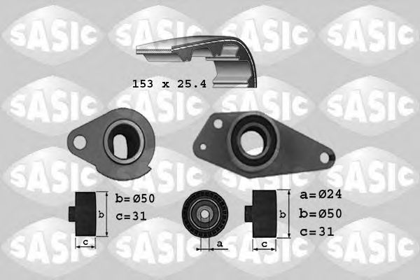 Комплект ремня ГРМ SASIC 1754018