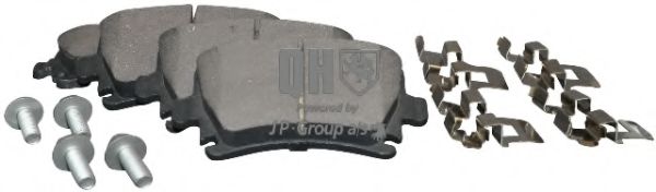Комплект тормозных колодок, дисковый тормоз JP GROUP 1163705419