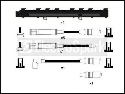 Комплект проводов зажигания STANDARD OEK153T