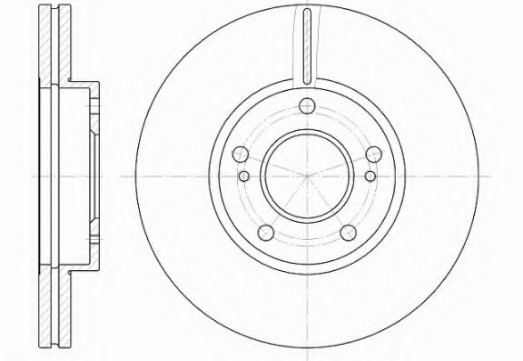 Тормозной диск KAWE 6937 10