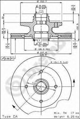Тормозной диск BRECO BS7898