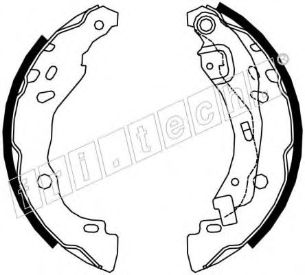 Комплект тормозных колодок DEX 27279