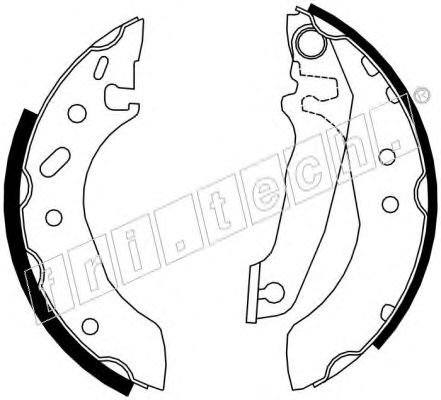 Комплект тормозных колодок DEX 27282