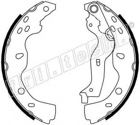 Комплект тормозных колодок fri.tech. 17301