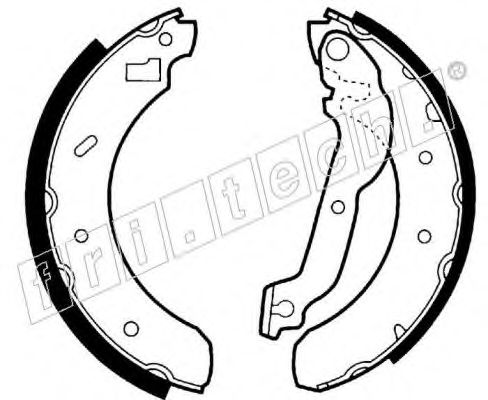 Комплект тормозных колодок REMSA 339500