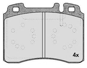 Комплект тормозных колодок, дисковый тормоз RAICAM RA.0480.1