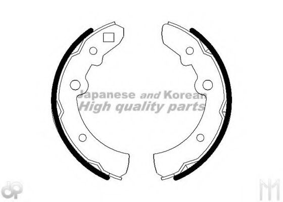 Комплект тормозных колодок ASHUKI N011-61