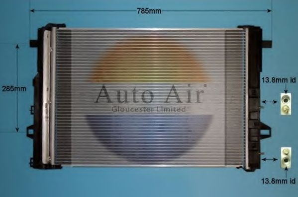 Конденсатор, кондиционер AUTO AIR GLOUCESTER 16-1399