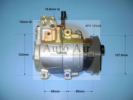 Компрессор, кондиционер AUTO AIR GLOUCESTER 14-9735