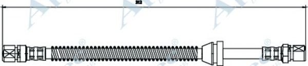 Тормозной шланг APEC braking HOS3813