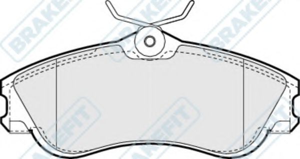 Комплект тормозных колодок, дисковый тормоз APEC braking PD3126