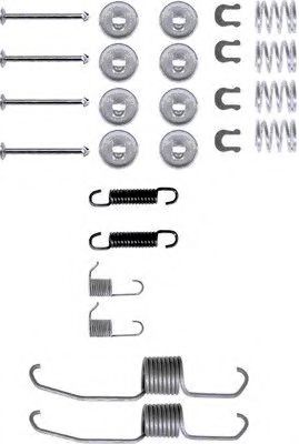 Комплектующие, тормозная колодка HELLA PAGID 8DZ 355 200-041