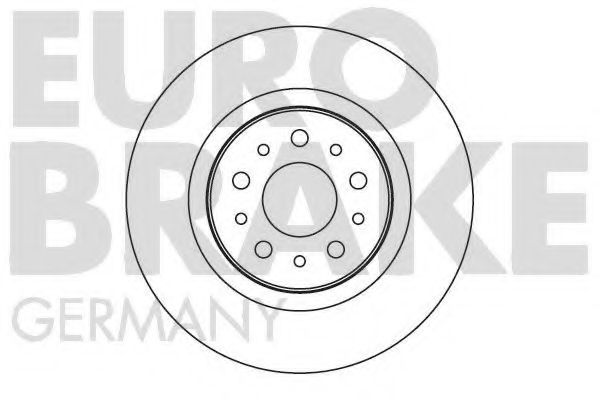 Тормозной диск EUROBRAKE 5815201021