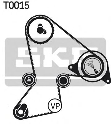 Комплект ремня ГРМ SKF VKMA 06213