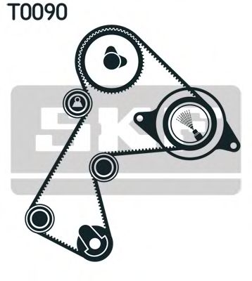 Комплект ремня ГРМ SKF VKMA 06116