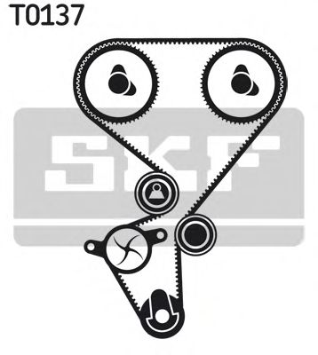 Водяной насос + комплект зубчатого ремня SKF VKMC 03130