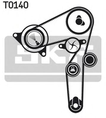 Комплект ремня ГРМ SKF VKMA 02192