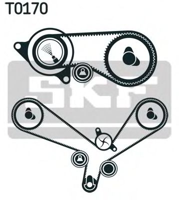 Комплект ремня ГРМ SKF VKMA 01152