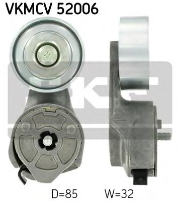 Натяжной ролик, поликлиновой  ремень SKF VKMCV 52006