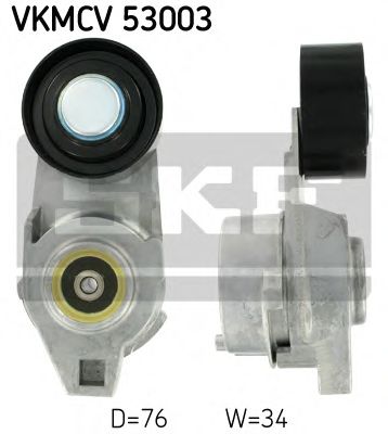 Натяжной ролик, поликлиновой  ремень SKF VKMCV 53003