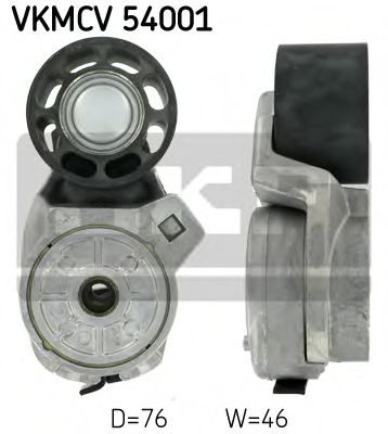 Натяжной ролик, поликлиновой  ремень SKF VKMCV 54001