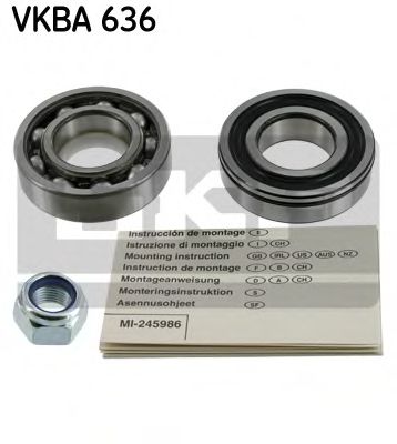 Комплект подшипника ступицы колеса SKF VKBA 636