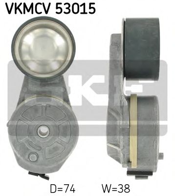 Натяжной ролик, поликлиновой  ремень SKF VKMCV 53015