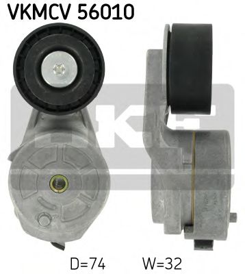 Натяжной ролик, поликлиновой  ремень SKF VKMCV 56010