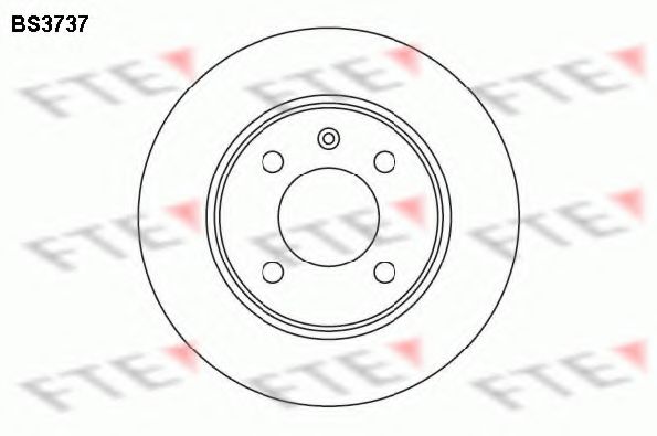 Тормозной диск FTE BS3737