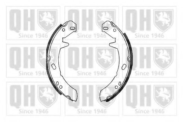 Комплект тормозных колодок, стояночная тормозная система QUINTON HAZELL BS1090