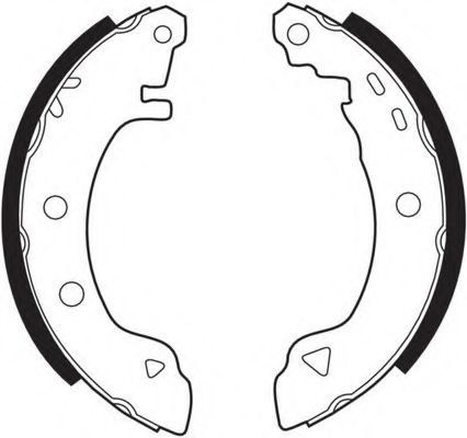 Комплект тормозных колодок FERODO FSB401