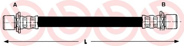 Тормозной шланг BREMBO T 16 017