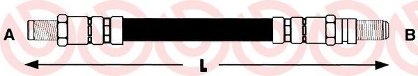 Тормозной шланг BREMBO T 24 074