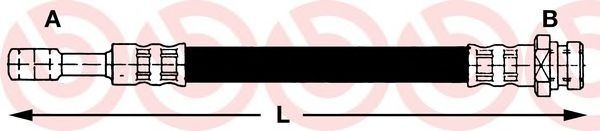 Тормозной шланг BREMBO T 30 007