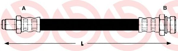 Тормозной шланг BREMBO T 54 005