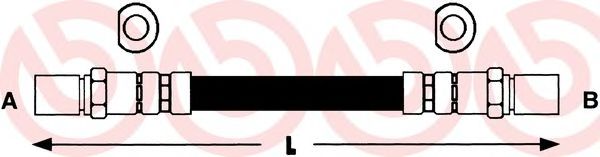 Тормозной шланг BREMBO T 59 036