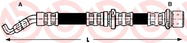 Тормозной шланг BREMBO T 78 001